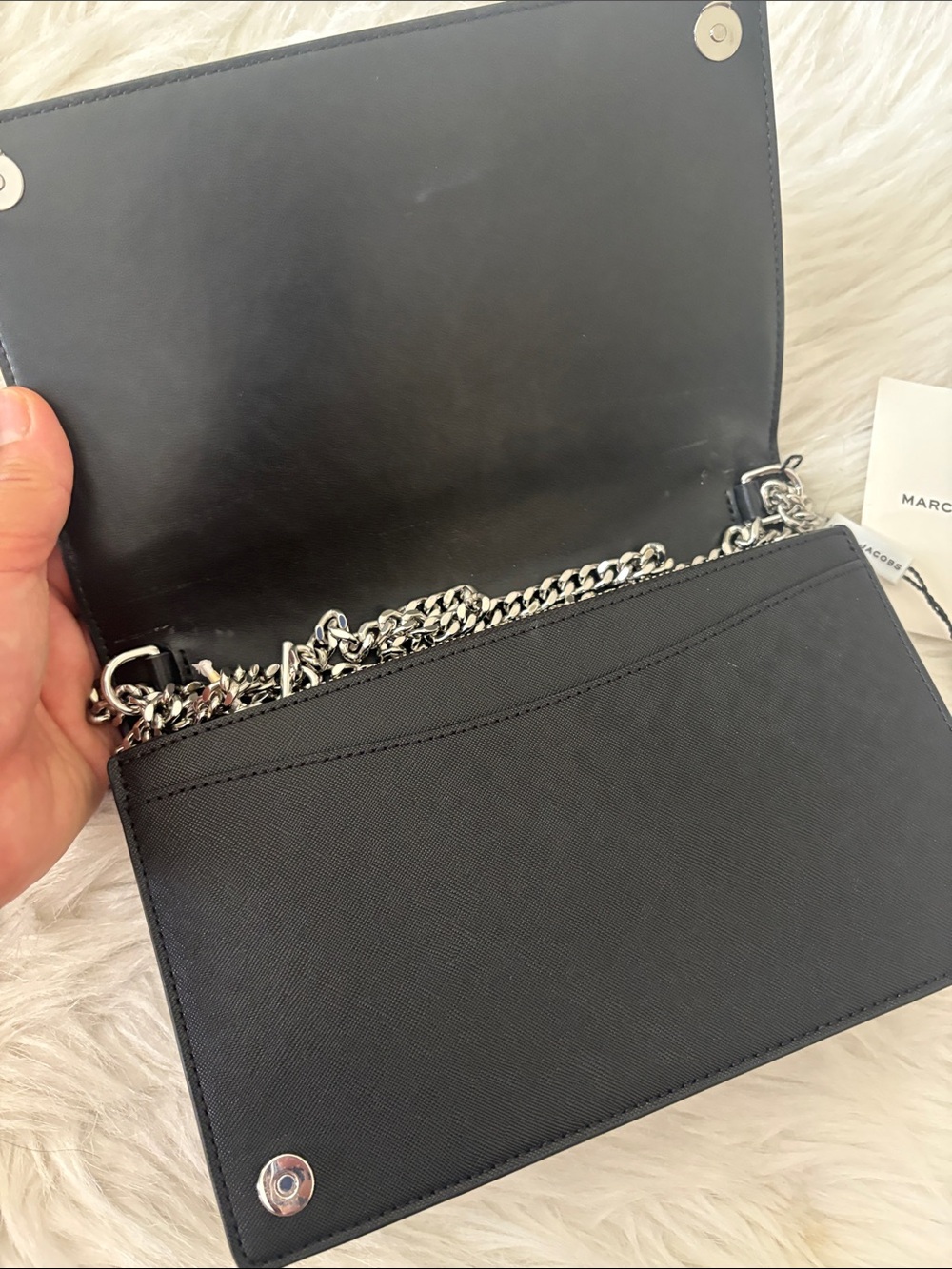 Marc Jacobs Black Leather Crossbody  Bag - Picture 3 of 11